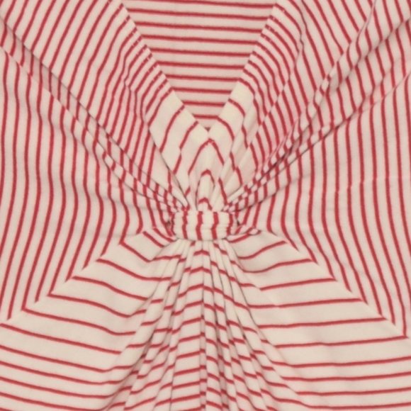 CAbi Forget Me Knot Tank #304 Medium Red Striped - Picture 5 of 7